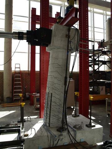 test Lateral load Bridge Columns