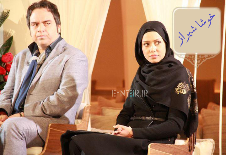 پریناز ایزدیار در پشت صحنه برنامه خوشا شیراز