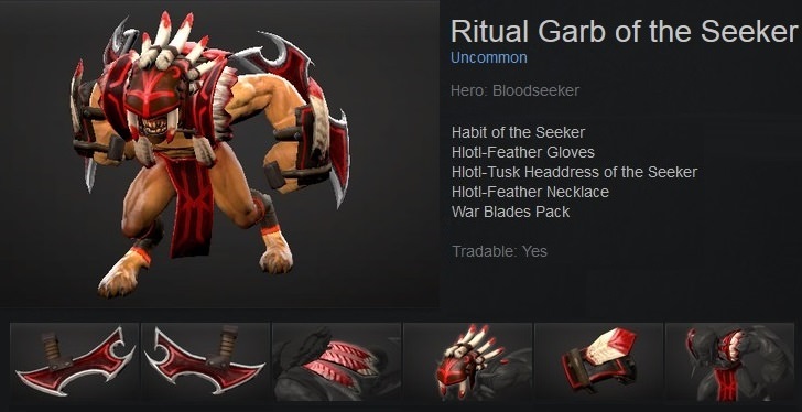 ست هیروی Bloodseeker در دوتا 2