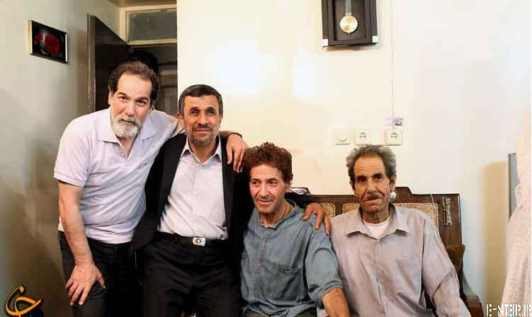 عکس های محمود احمدی نژاد در کنار ابوالفضل پور عرب