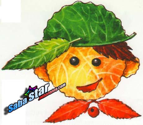 حیوان ساخته شده از برگ