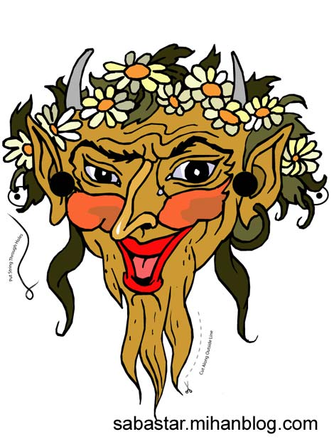 ماسک چاپی برای بچه ها