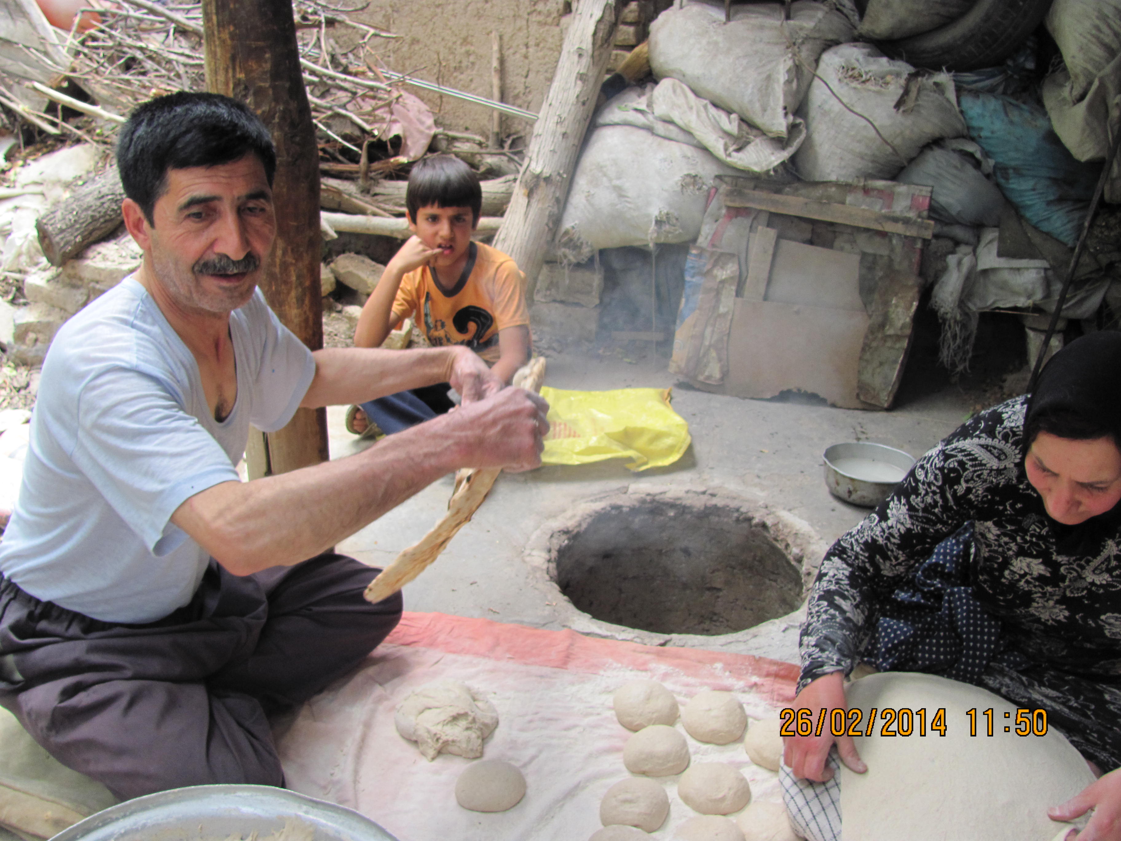 نان خانگی خانه بابا