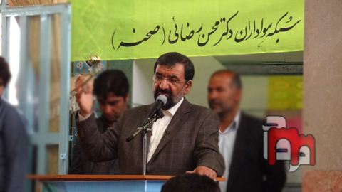محسن رضایی در شهرستان صحنه لکستان ، لکستان ، دینور ، محسن رضایی