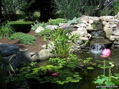 مدل فواره و آبنمای حیاط و فضای سبز
