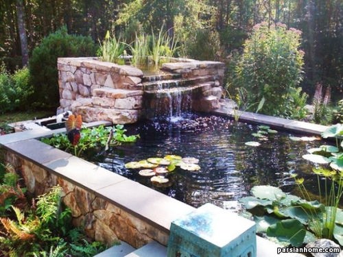 مدل فواره و آبنمای حیاط و فضای سبز