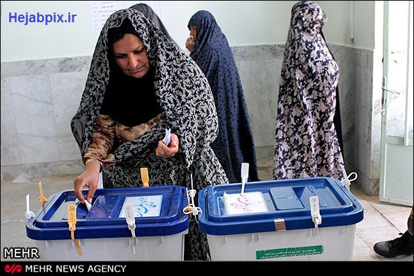 حضور پرشور زنان در یازدهمین انتخابات ریاست جمهوری