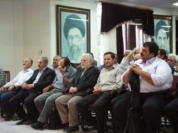 دکتر حسین محمدزاده صدیق در انجمن ادبی خداآفرین در تهران