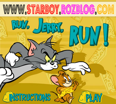 Run Jerry Run! بازی آنلاین و مهیج موش و گربه Run Jerry Run!