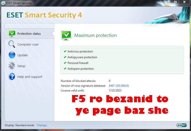 amozesh update offlian nod 32 Eset