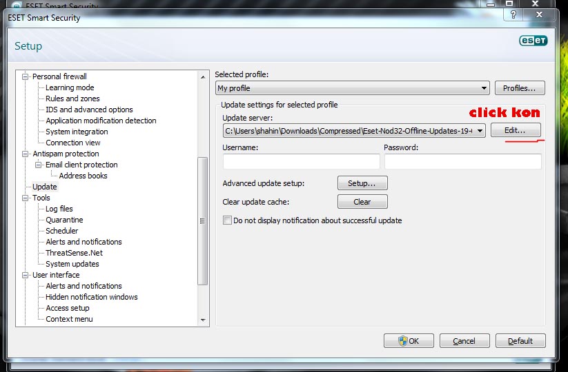amozesh update offlian nod 32 Eset2