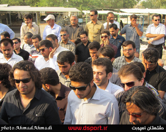 گزارش تصویری:مراسم تشعیع پیکر کوهنورد برازجانی-عکس:احمد احمدی