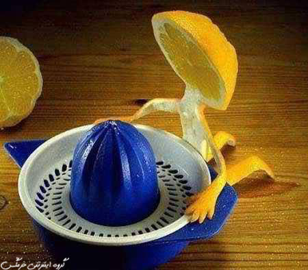 خودکشی یه پرتقال!!!