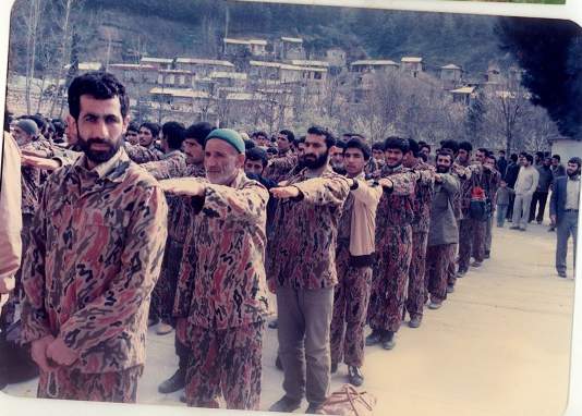 اعزام رزمندگان به روستای حسین آباد