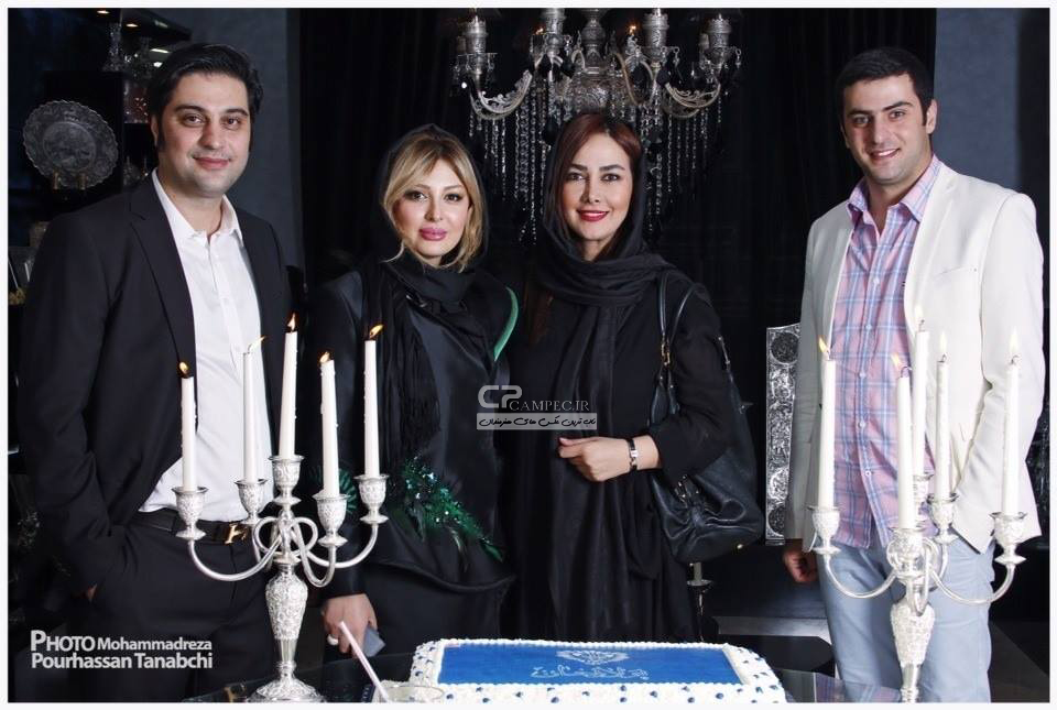 علی ضیاء،آناهیتا نعمتی ،نیوشا ضیغمی و همسرش