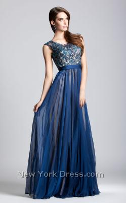 لباس شب آبی