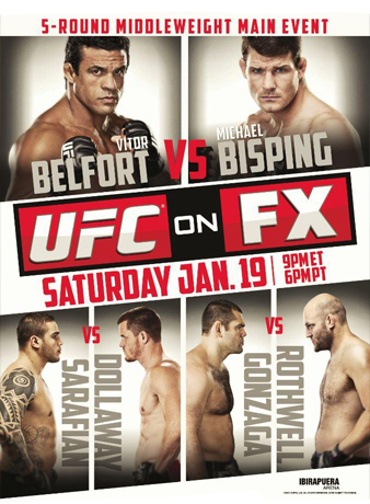 دانلود یو اف سی در اف ایکس 7 |  UFC on FX 7: Belfort vs. Bisping (انکود اختصاصی)