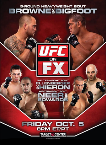 دانلود یو اف سی در اف ایکس 5 | UFC on FX 5: Browne vs. Bigfoot (انکود اختصاصی)