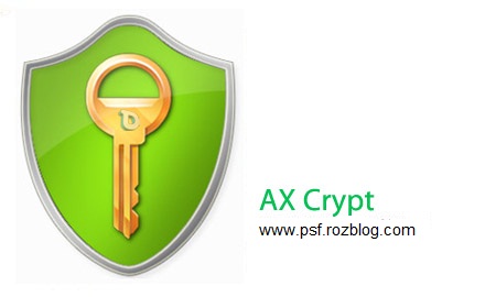 نرم افزار رمز گذاری فایل ها AX Crypt 1.7.3156.0