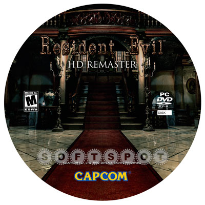 لیبل‌دیسک بازی Resident Evil HD Remaster