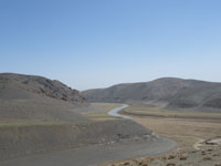 رود خانه زاینده رود روستای مشهد کاوه