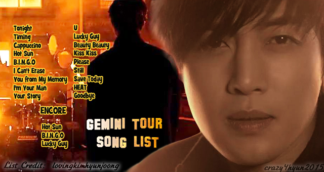 [Fanpic] Kim Hyun Joong Japan Tour 2015 GEMINI in Yokohama [15.01.28]