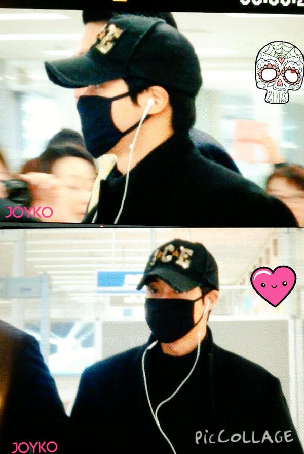 [Fanpic] Kim Hyun Joong - Arrived New Chitose Airport, Sapporo [15.02.01]