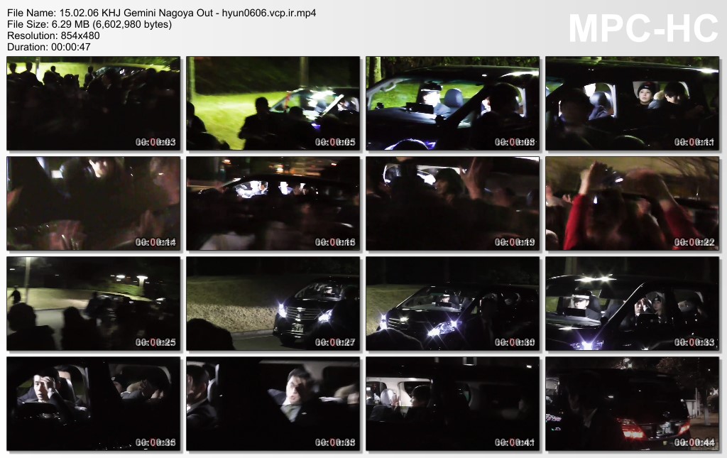 [KIMHYUNJOONG PERFECT Fancam] Leaving Venue After Nagoya Concert [15.02.06]