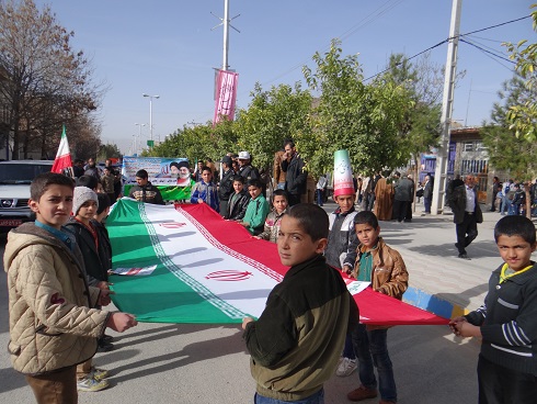 سیدان وحضوری باشکوه درسالروزپیروزی انقلاب