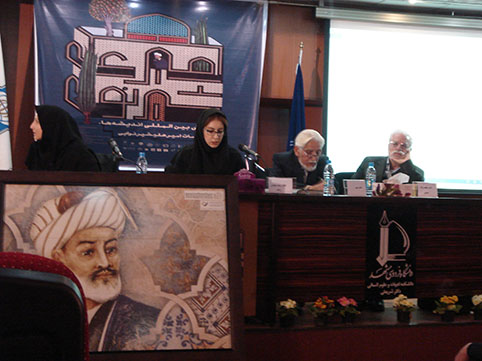 دکتر حسین محمدزاده صدیق مدیریت جلسه در همایش امیر علیشیر نوایی