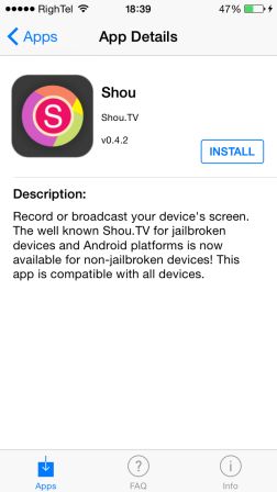 iRec shou screen recorder