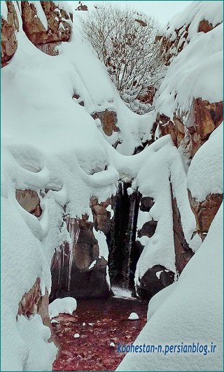 آبشار ایگل در زمستان