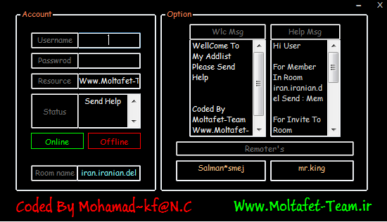 Soft + Source Code C# Bot Pv Member & Inviter By Moltafet Team Mmbot