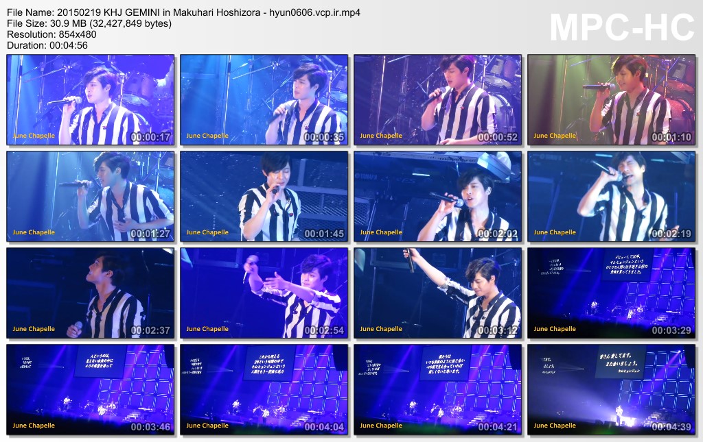 [Fancams] Kim Hyun Joong Japan Tour 2015 GEMINI in Makuhari [15.02.19~20]