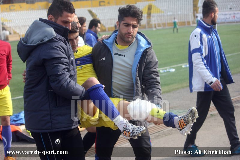 مصدومیت بازیکنان داماش - حامد پورعمران