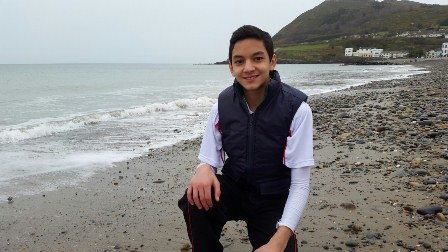 کنار ساحل شهر Bray
