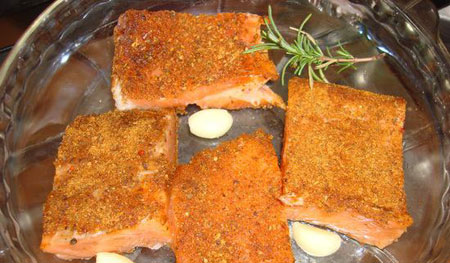کته با ماهی سالمون,طرز تهیه کته در پلوپز