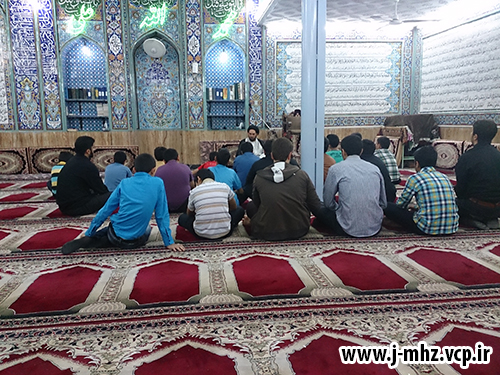 اولین دیدار اعضای جلسات با امام جماعت مسجد 24 اسفند 93