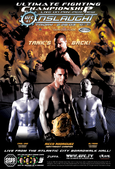 دانلود یو اف سی 41 | UFC 41 : Onslaught+نسخه 720