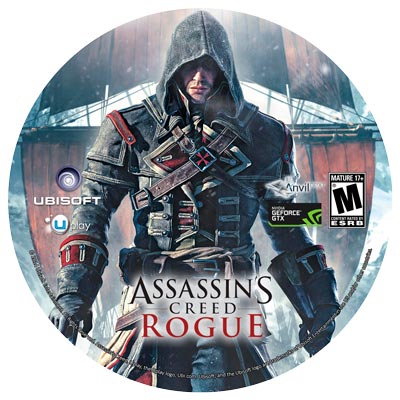 لیبل دیسک بازی Assassin's Creed Rogue