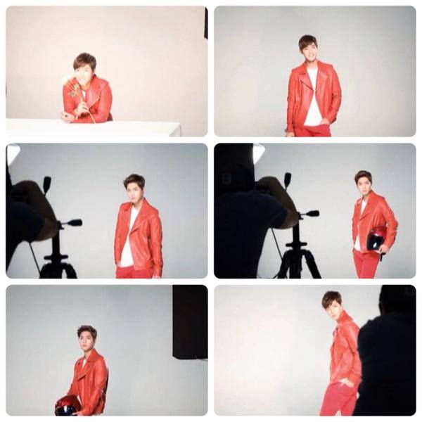 [Photos] Kim Hyun Joong Japan Mobile Site Update - Lotte Duty Free Shop Ad Shooting [2015.03.19]