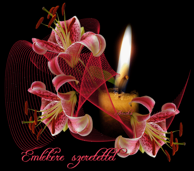 شکلک های متحرک گل و شمع, عکس های متحرک گل و شمع, تصاویر متحرک گل و شمع
