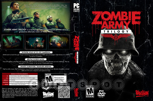 کاور بازی Zombie Army Trilogy
