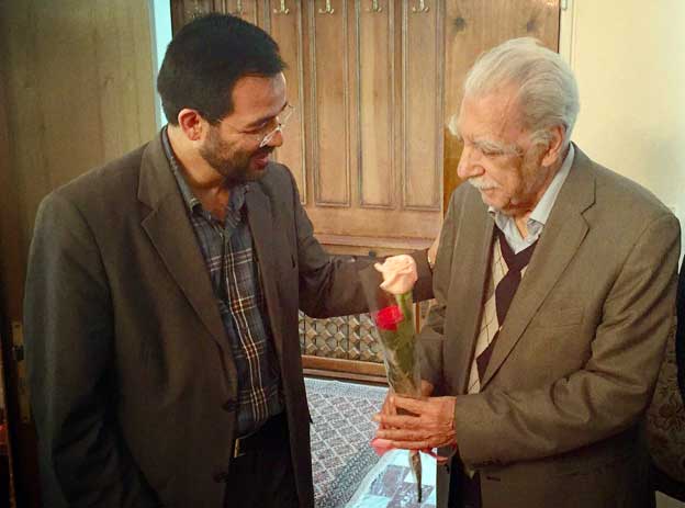  دیدار نوروزی دکتر مسعود محمدیان با دکتر محمدحسین مبیّن پدر جذامیان ایران