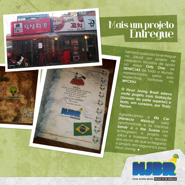 A Project With Participation Of Hyun Joong Brazil Was Delivered