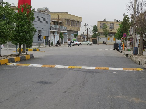 نصب سرعت گیر در سطح شهر