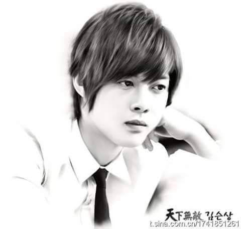 Sketch Pictures of KHJ in Playful Kiss