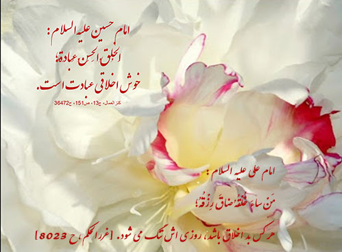 خوی خوش و خلق نیکو، عامل انسجام جوامع - اخلاق خوب وخوش فضیلت مسلمان