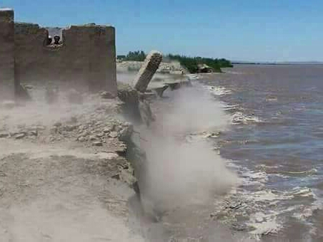 تخریبات دریای آمو 