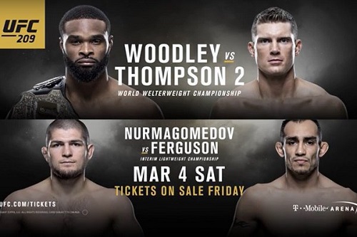 معرفی رویداد UFC 209: Woodley vs. Thompson 2 + نظرسنجی